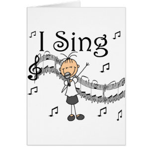 Je chante le chiffre musical T-shirts et cadeaux