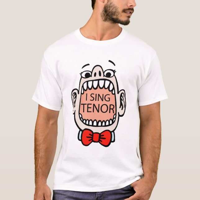 Je chante le T-shirt de tenor (Devant)