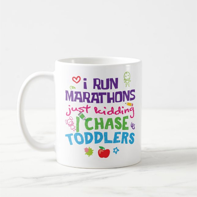 Je chasse le cadeau de tasse de café de (Gauche)