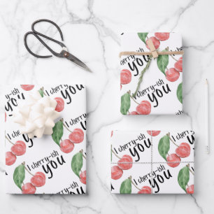 Je Cherry vous envelopper des feuilles de papier