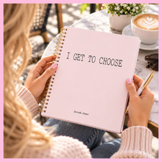 JE CHOISIS Cadeau Rose Pâle Inspirant