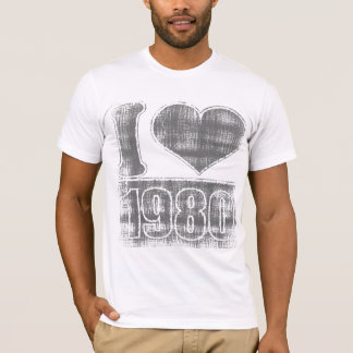 Je coeur 1980 Vintage #2 T-shirt