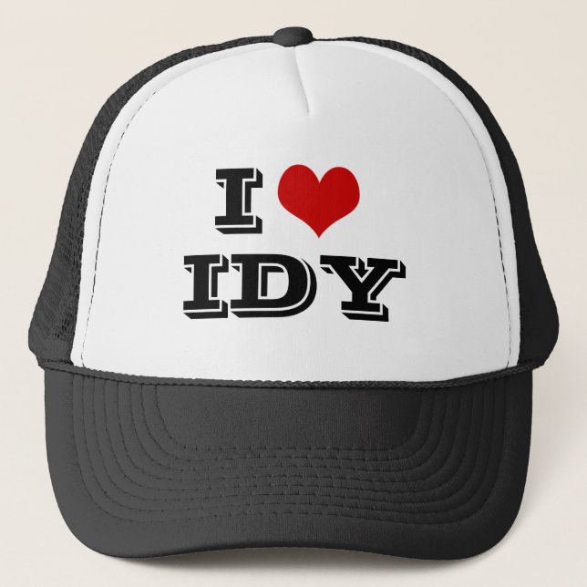 Je Coeur mon Casquette de baseball IDY (Devant)