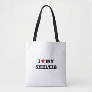 Je Coeur Mon Sac fourre-tout Sheltie