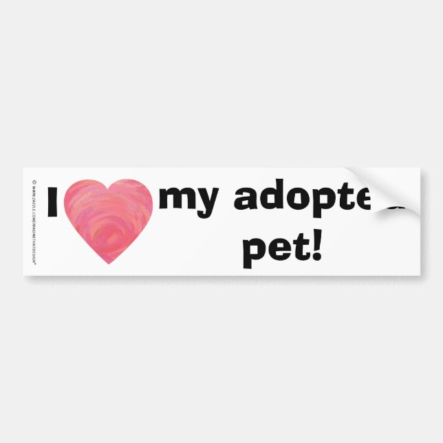 Je Coeur Mon Sticker Pour Pompier Adopté (Devant)