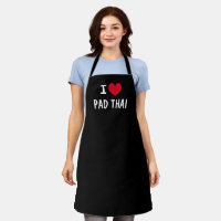 Je coeur Pad Thai amusant tablier de cuisine pour 