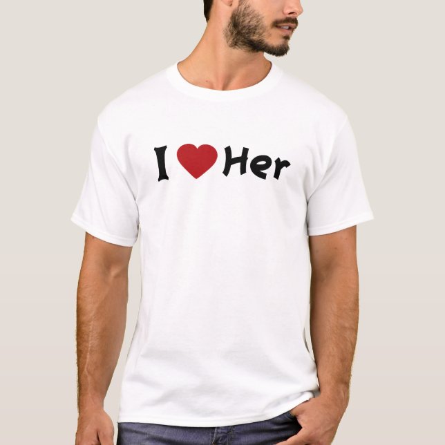 Je coeur T-shirt (Devant)