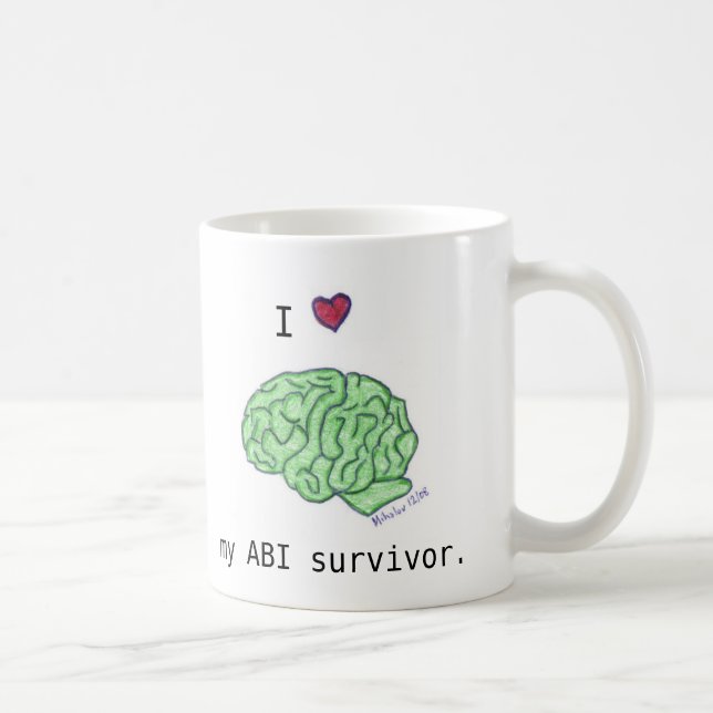 "Je [coeur] tasse de mon survivant d'ABI" (Droite)