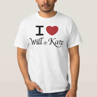 Je coeur Will et Kate T-Shirt Hommes