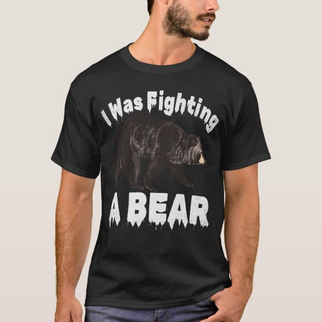 Je Combattais Un Ours, T-Shirt Classique vintage (Devant)