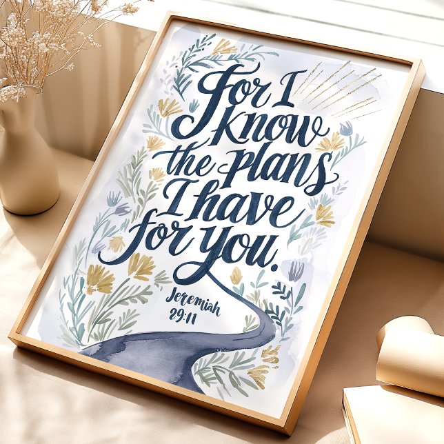 Je connais les plans que j'ai : Jérémie 29:11 déco (Créateur téléchargé)