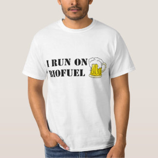 Je cours sur le T-shirt de combustible organique