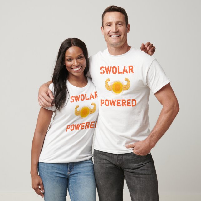 Je cours sur t-shirt de puissance gonflable (Unisexe)