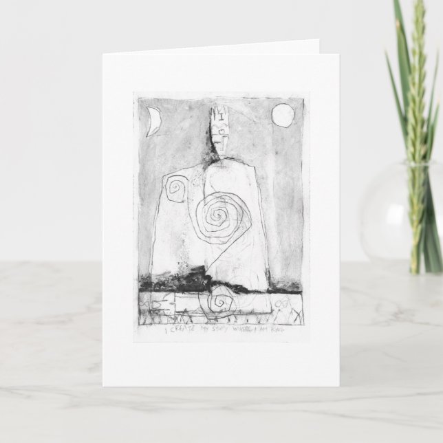 Je crée mon histoire là où je suis roi. Carte (Devant)