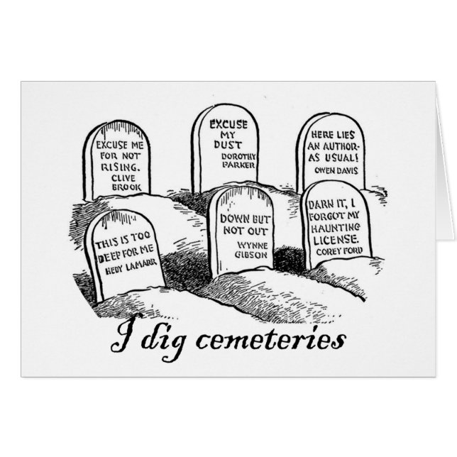 Je Creuse Des Cimetière (Devant horizontal)