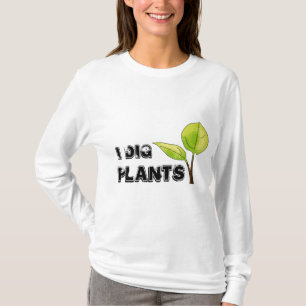Je creuse le T-shirt de plantes