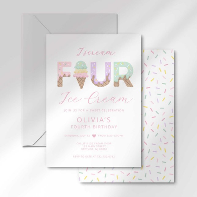 Je crie pour une invitation à une fête d'anniversa (Créateur téléchargé)