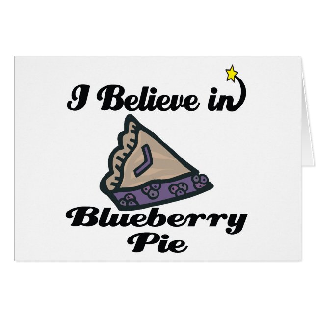 je crois au blueberry pie (Devant horizontal)