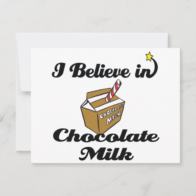 je crois au lait au chocolat (Devant)