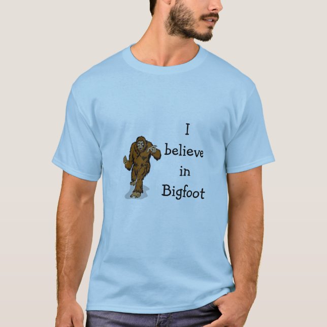Je crois au T-shirt de Bigfoot (Devant)