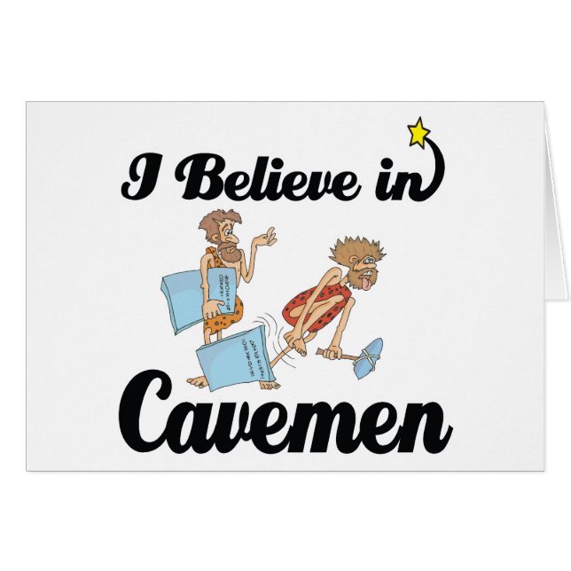 je crois aux hommes des cavernes (Devant horizontal)