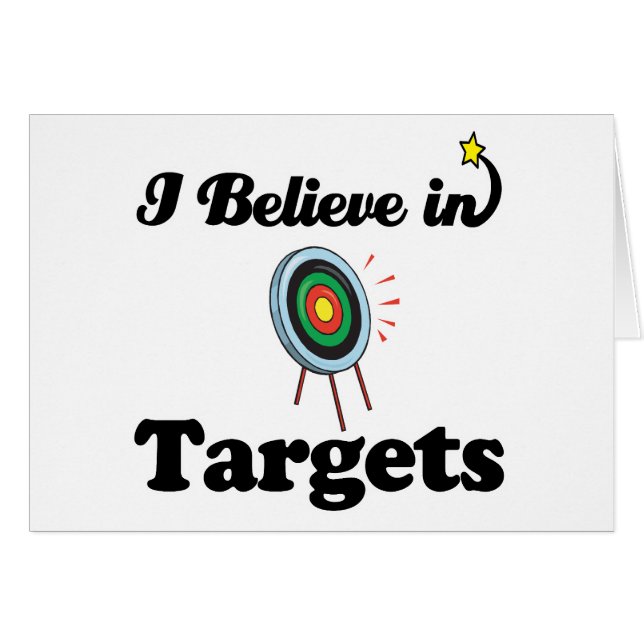 je crois aux objectifs (Devant horizontal)