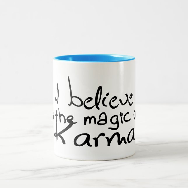 Je crois en Karma Mug (Centre)