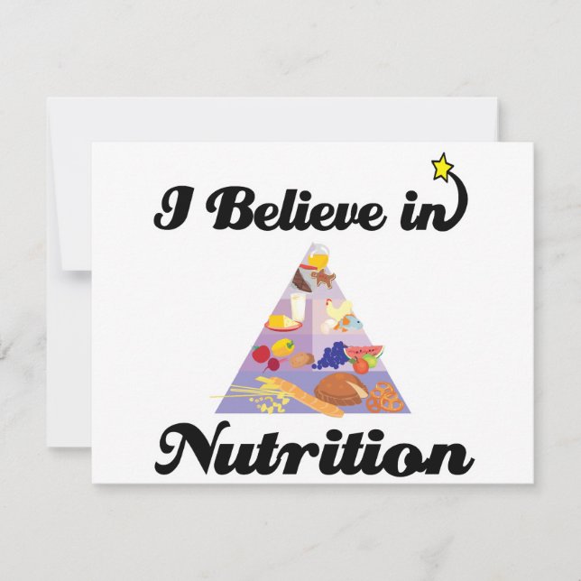 je crois en la nutrition (Devant)