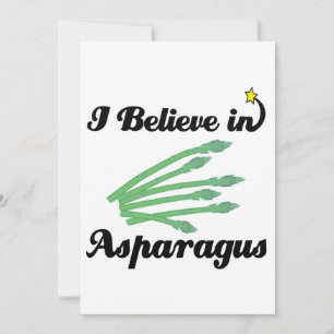 je crois en l'asperge