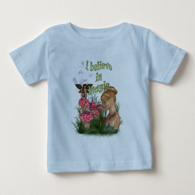 Je crois en T-shirt bébé magique (Devant)