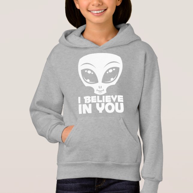 Je crois en toi, alien en blanc (Devant)