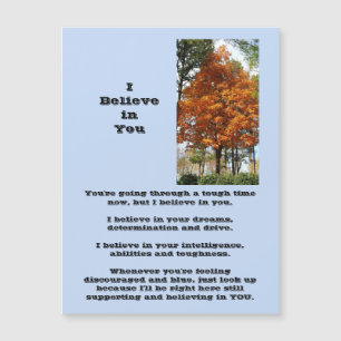 Je crois en votre carte magnétique