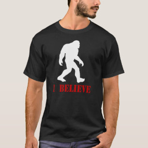 Je crois - le rétro T-shirt de Bigfoot Sasquatch