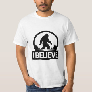 Je Crois Que T-shirt Bigfoot