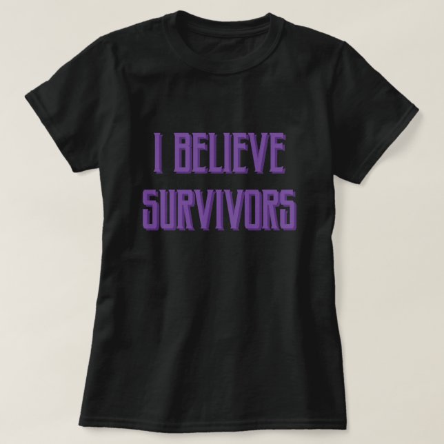 Je crois que t-shirt Survivors (Design devant)