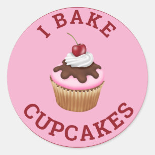 Je Cuis Des Stickers Cupcake