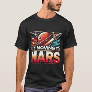 Je déménage sur Mars Basic Dark T-Shirt