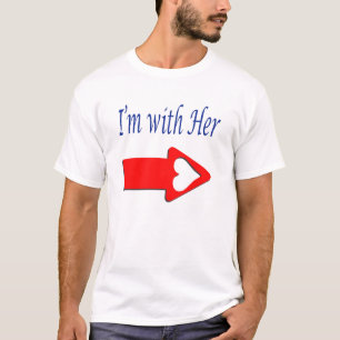 Je des hommes "suis avec son" T-shirt