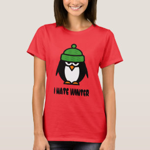 Je déteste des T-shirts d'hiver avec la bande