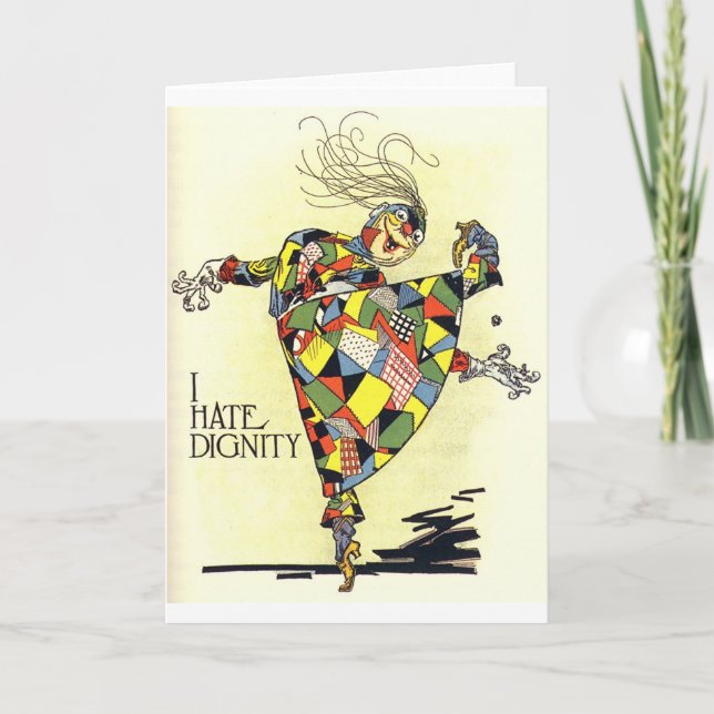 Je déteste la carte de dignité (Devant)