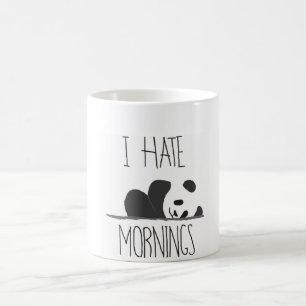 je déteste la tasse de panda matinal