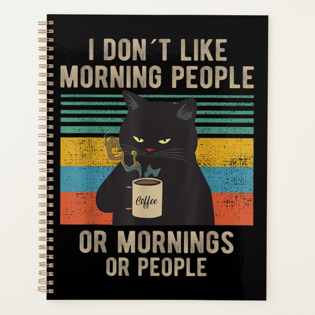 Je Déteste Les Matins, Les Matins Et Les Gens Chat (Devant)