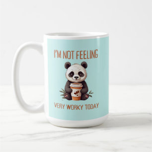 Je déteste les matins Panda Mug