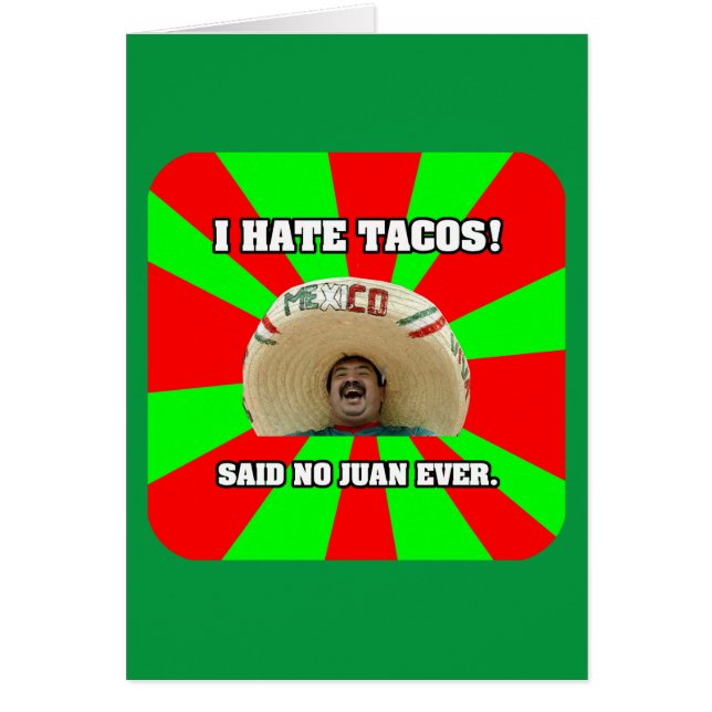 Je déteste les Tacos (Devant)