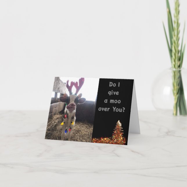 JE "DONNE UNE MOO" SUR VOUS POUR LA CARTE DE VACAN (Devant)