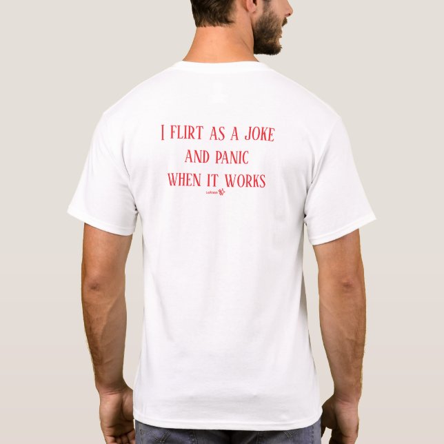 Je drague pour m'amuser T-shirt citation Panique (Dos)