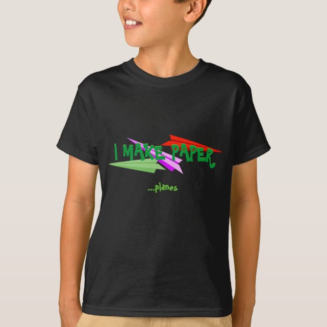 Je fabrique un T-shirt papier (Devant)