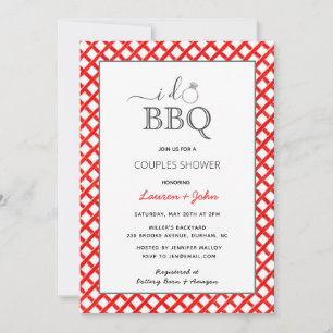 Je fais BBQ Couples invitation douche