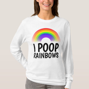 Je fais caca des arcs-en-ciel T-shirts drôles