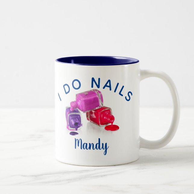 Je fais des ongles (Technicien de clous) Mug (Droit)